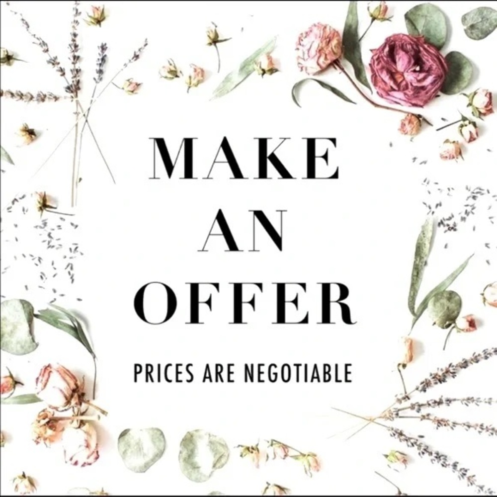 🌼 Offers are welcome! 🌼